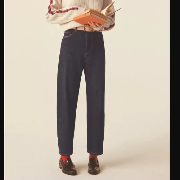 Pilcro the Column Straight Jeans Dark Wash Anthropologie